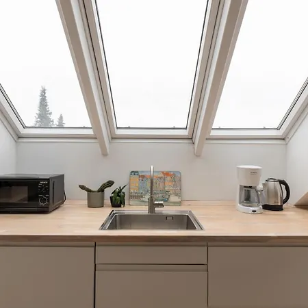 Sunlit Loft In Valby With Parking For 8 *