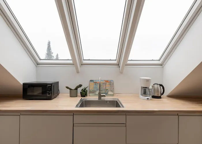 Sunlit Loft In Valby With Parking For 8 *